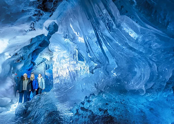 Adventure Inside a Glacier