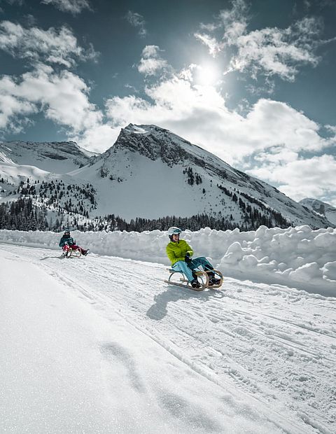 Tobogganing