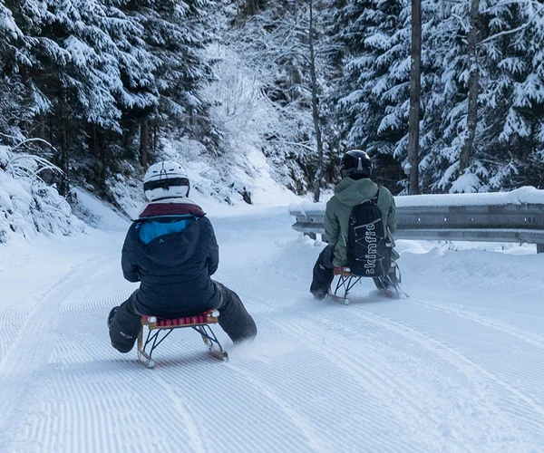 Tobogganing