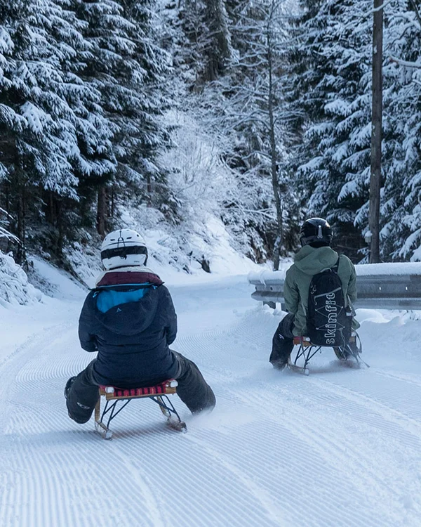 Tobogganing
