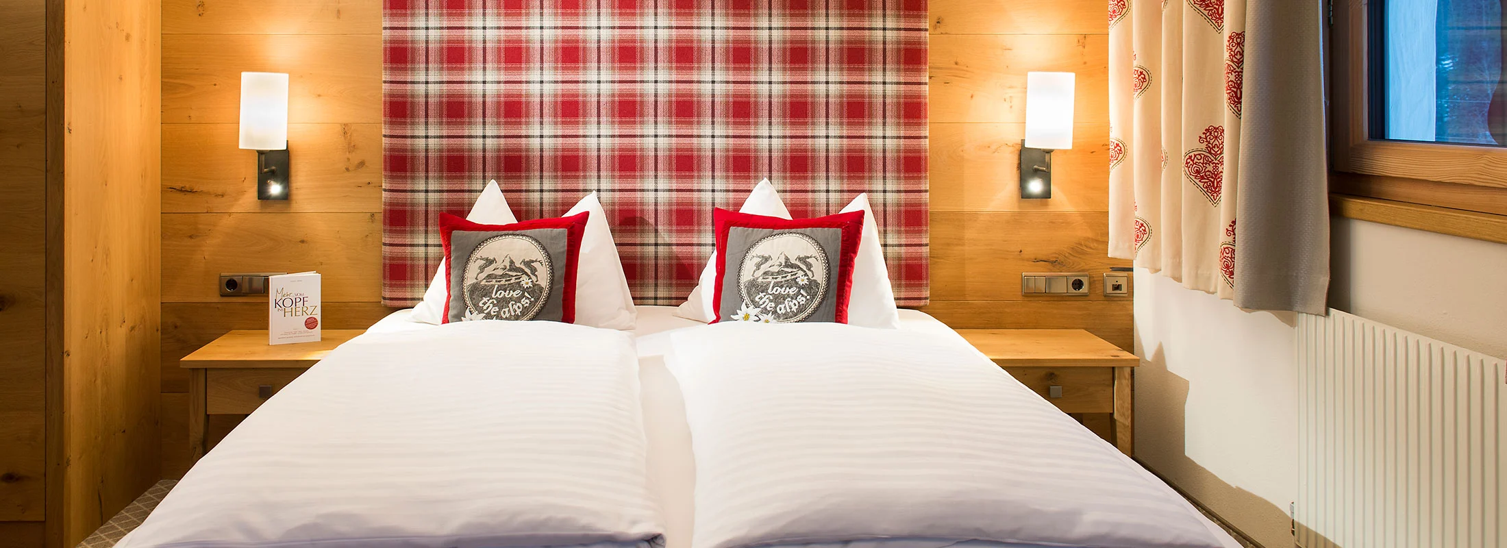 Schlafzimmer Juniorsuite Gartenblick
