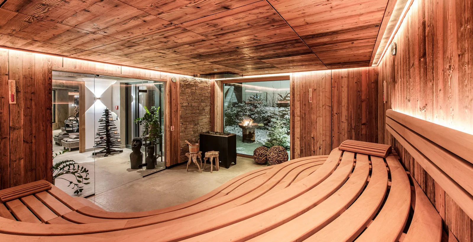 Sauna
with a view
of the
Zillertal