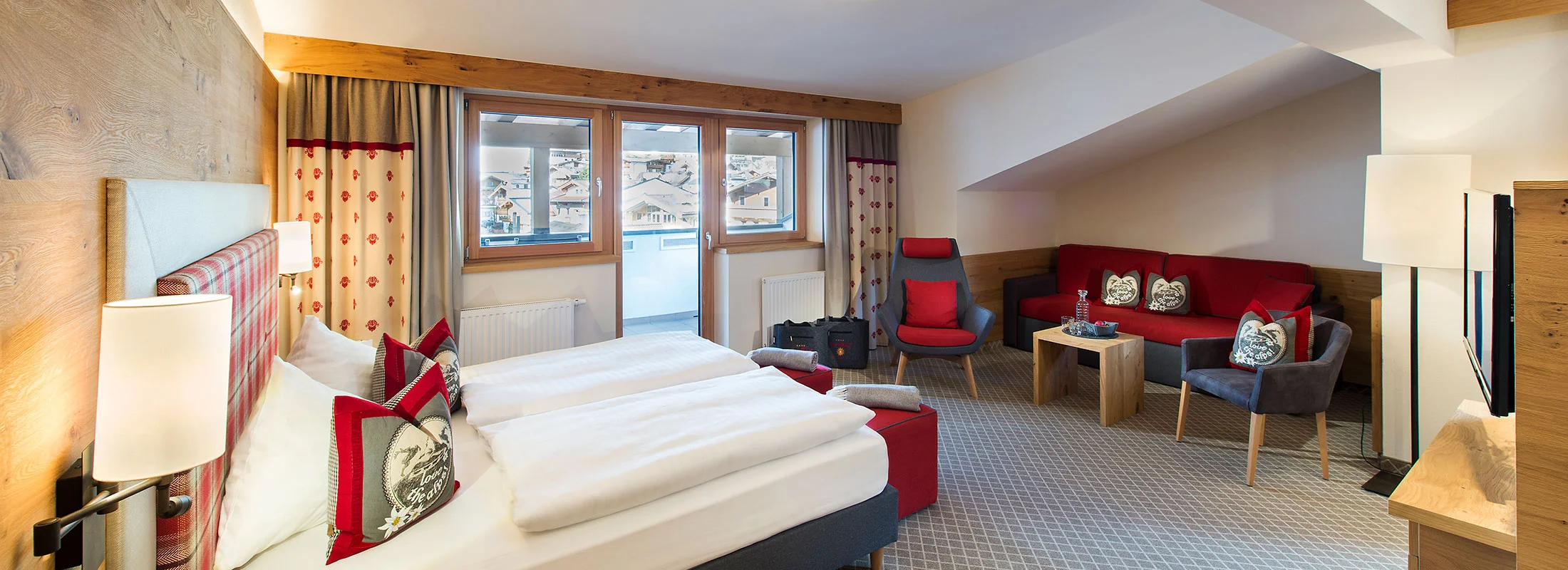 Schlafzimmer Suite Gletscherblick