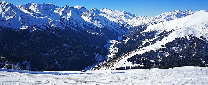 Herrlicher Sonnenskilauf